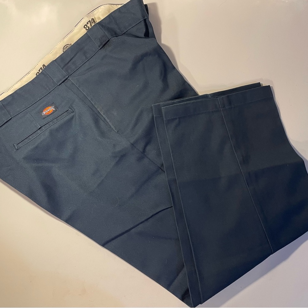 Big Men’s Work Pants 46 x 29 Navy Blue Dickies Work 874 Original Fit NWOT